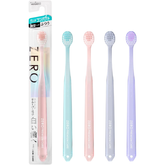 EBiSU ZERO PREMIUM CARE Rich Compact toothbrush (Medium) shown with packaging and multiple colour options, made in Japan