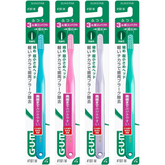 GUM Dental Brush Fine Series 3-Row #191 Japanese toothbrush with extra compact head and ultra-fine tapered bristles