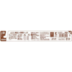 Back of packaging showing bristle structure and product details of EBiSU Premium Care 6-row Large Head soft Japanese toothbrush