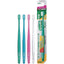 GUM Plus 066 ultra compact 3-row toothbrush with medium bristles, Japanese toothbrush, colour sent at random